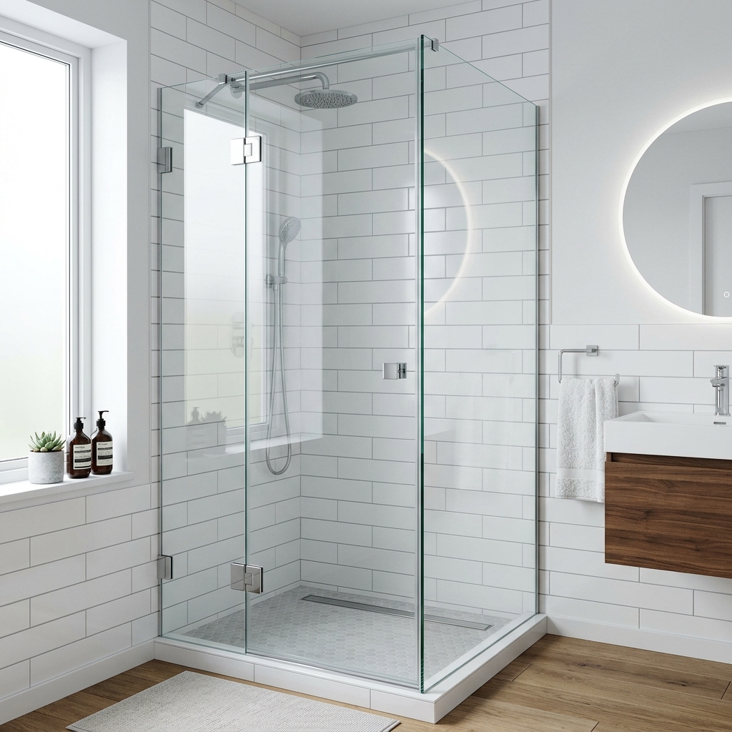 Shower door / Mamparas de baño en cristal templado